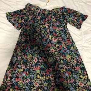 such a cute floral off the shoulder dress